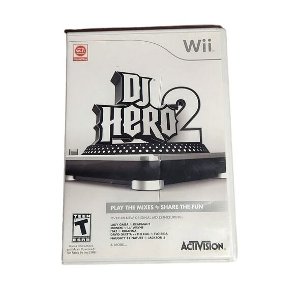 Nintendo Wii Dj Hero 2 CIB (2010) Pre-owned - Picture 1 of 4
